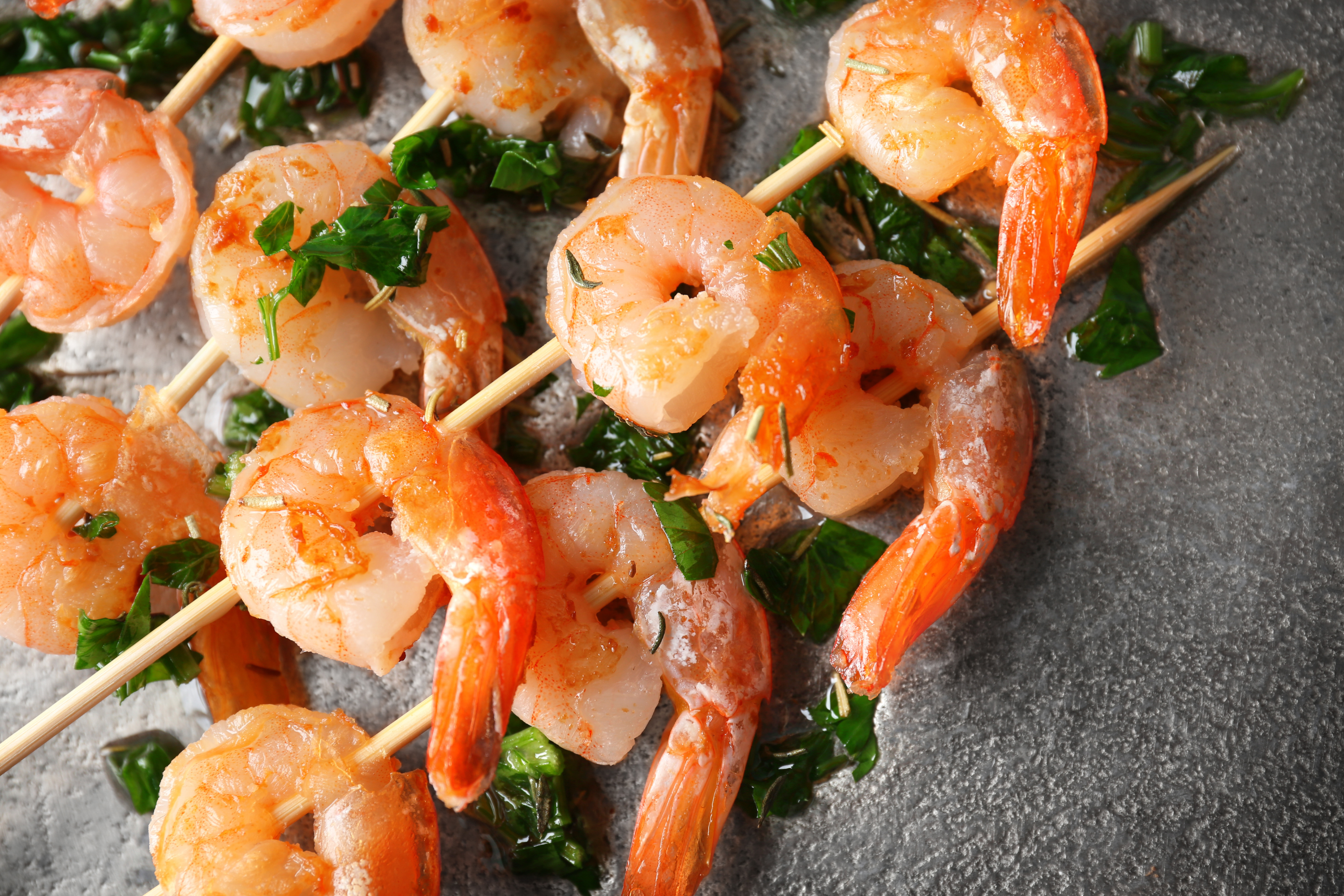 Brochette de crevettes