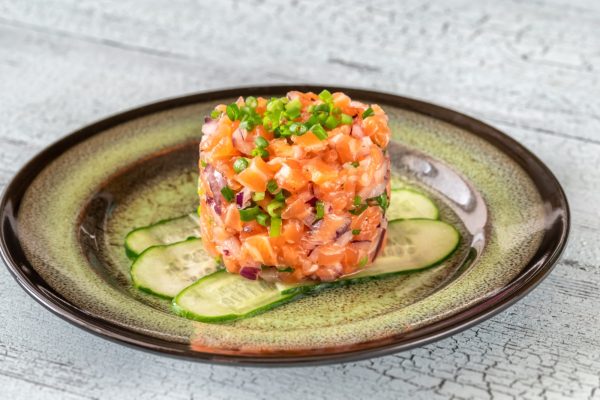 Saumon, tartare